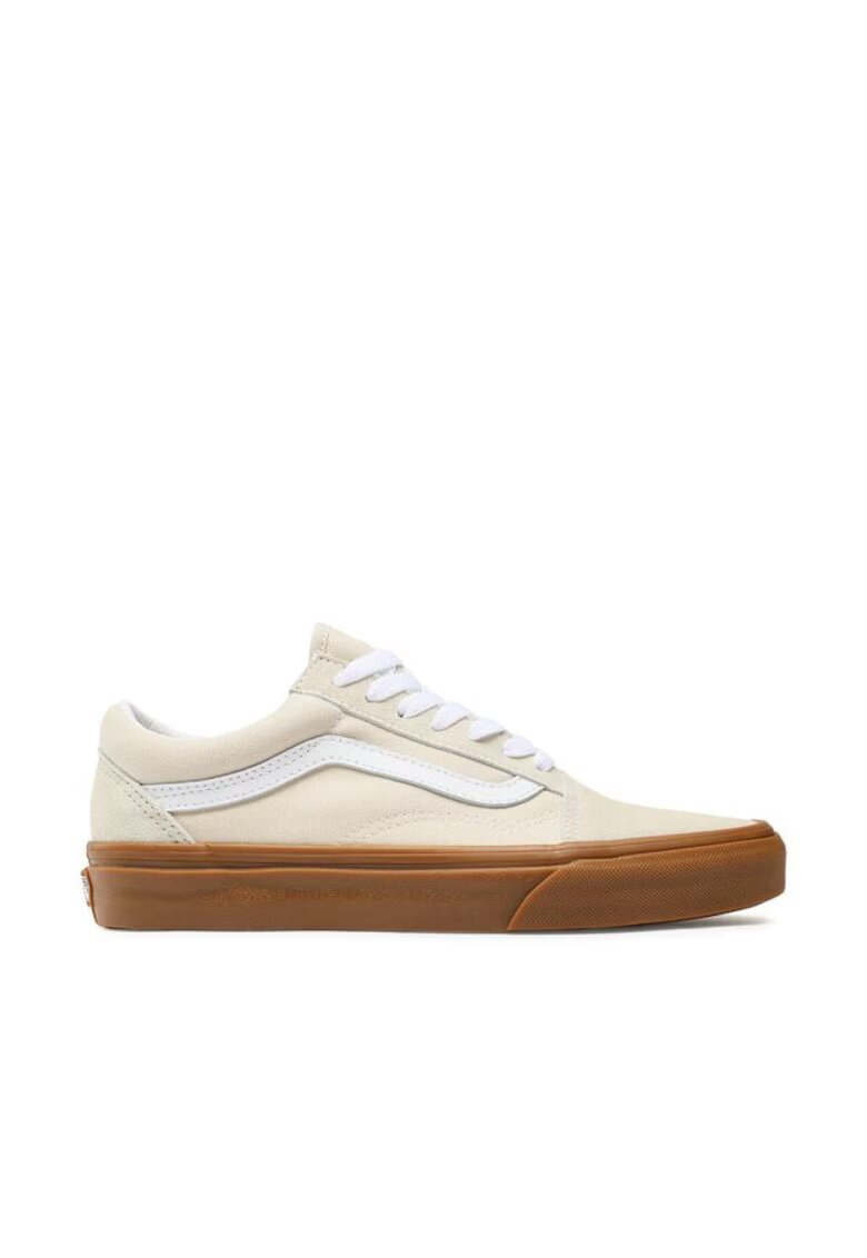 Vans Унисекс кецове Old Skool - текстил/естествена кожа - бежови