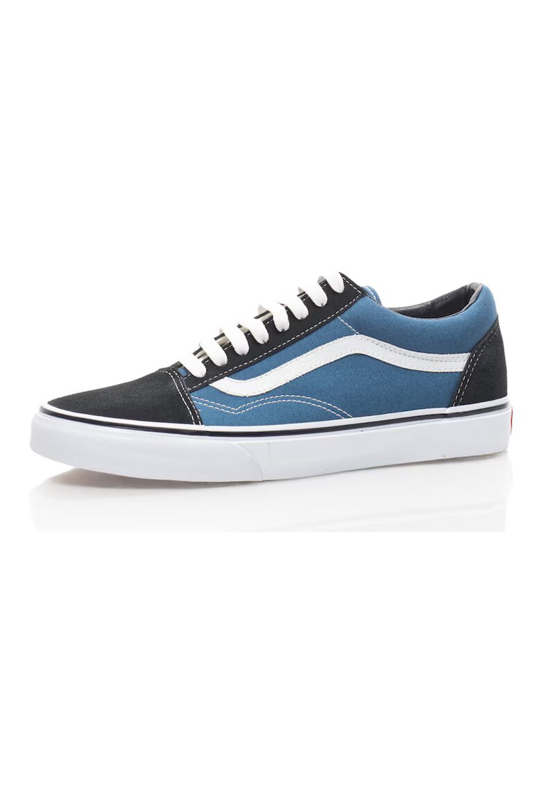 Vans Унисекс спортни обувки Old Skool с велурени детайли - Черен/Син