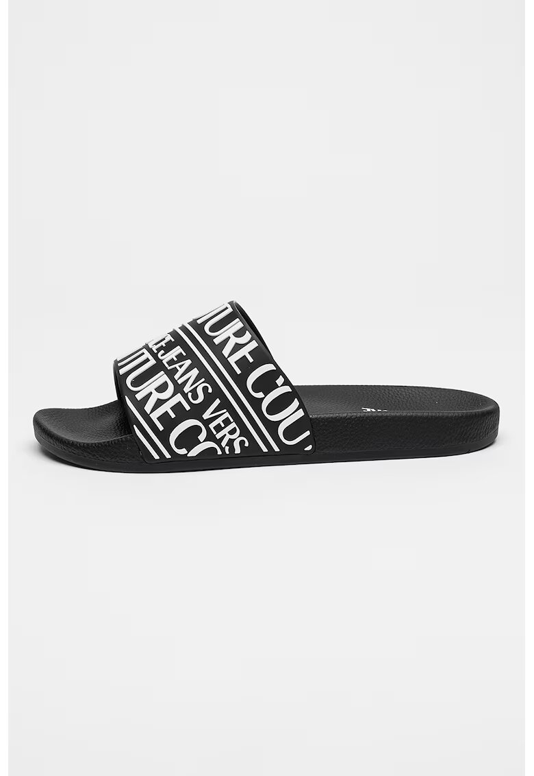 Versace Jeans Couture Чехли с лого - Черен/Бял