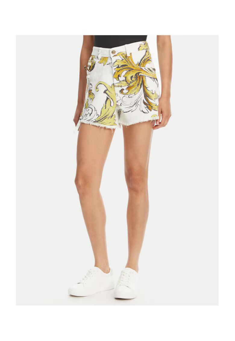 Versace Jeans Couture Дамски къси панталони - бели - деним