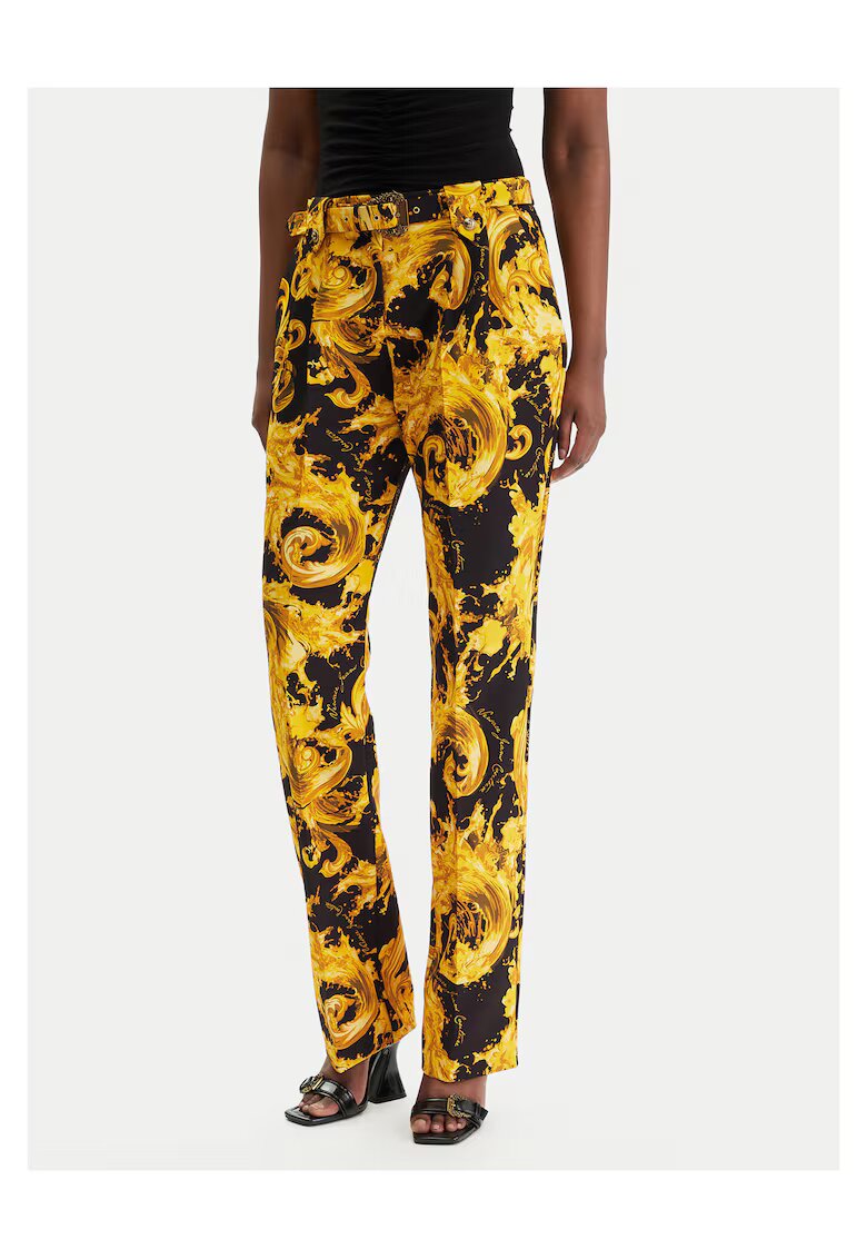Versace Jeans Couture Дамски панталони - Златист/Черен
