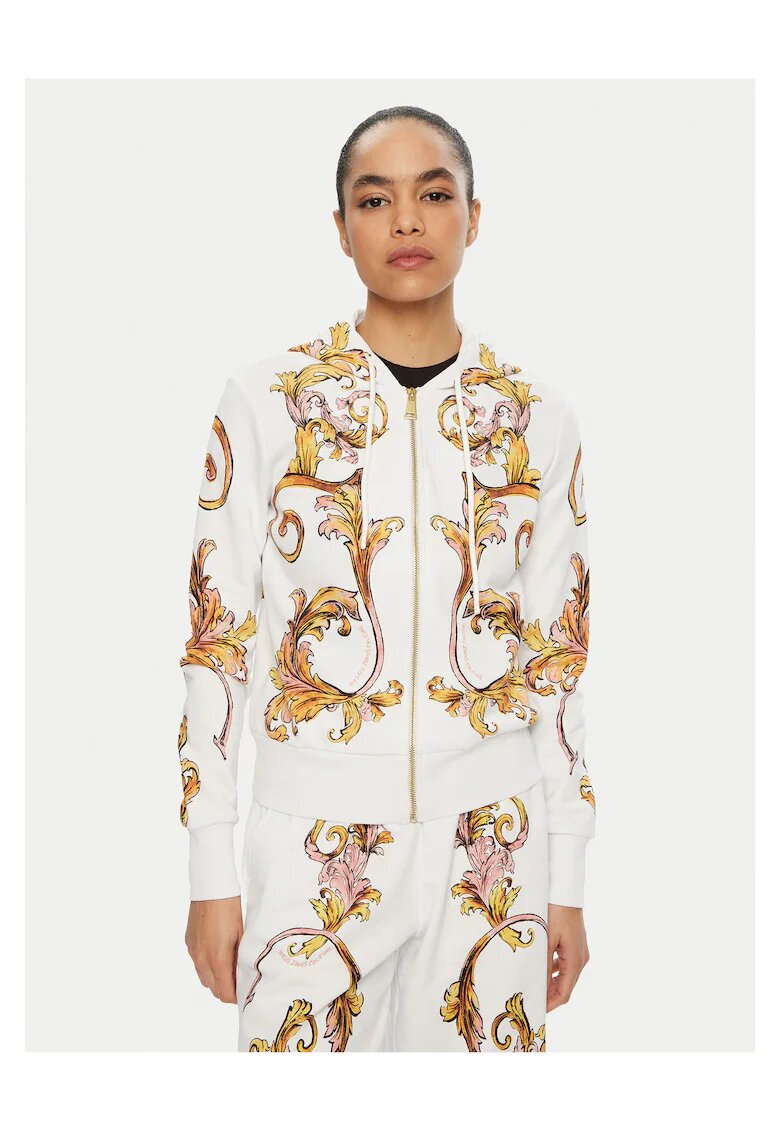 Versace Jeans Couture Дамски суичър - с цип - - памук