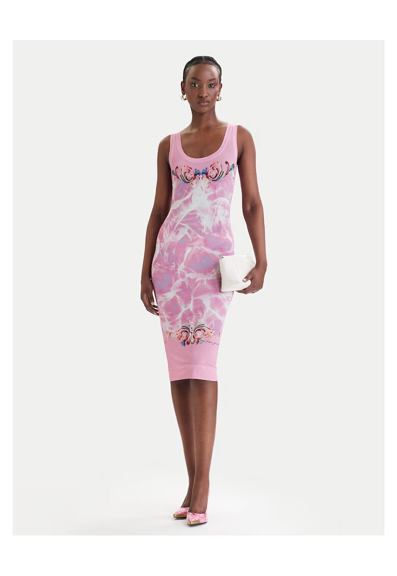 Versace Jeans Couture Ежедневна рокля - розова