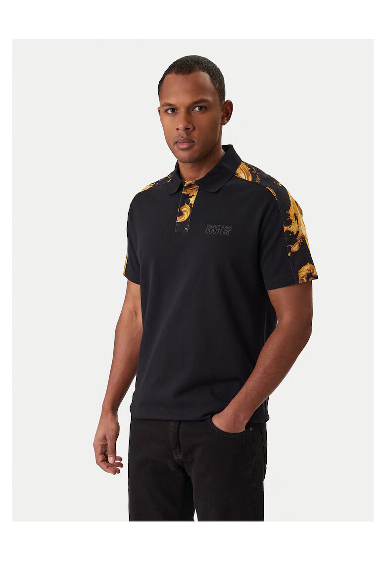Versace Jeans Couture Мъжка черна тениска