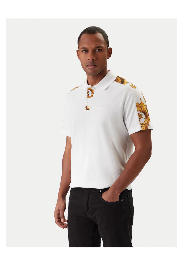 Versace Jeans Couture Мъжка тениска - памук - бяла