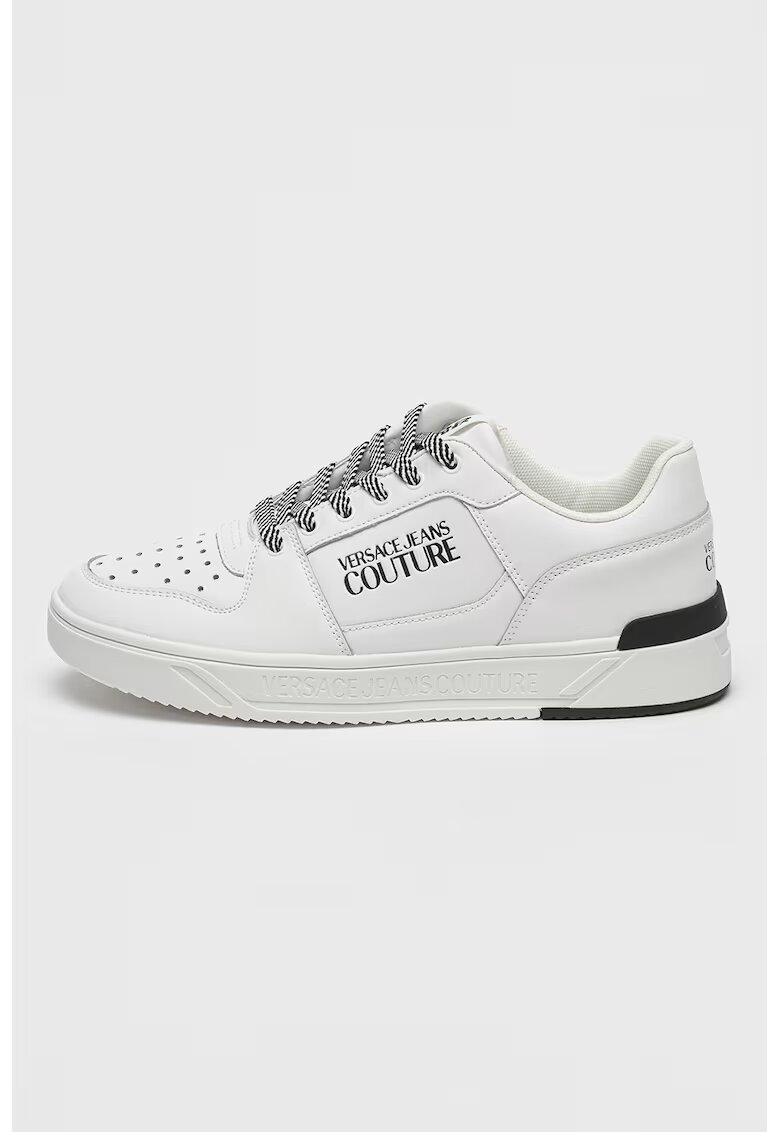 Versace Jeans Couture Спортни обувки Starlight от кожа и еко кожа - Бял/Черен