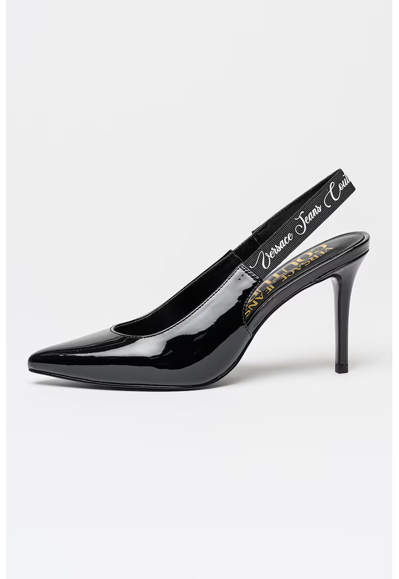 Versace Jeans Couture Заострени лачени обувки