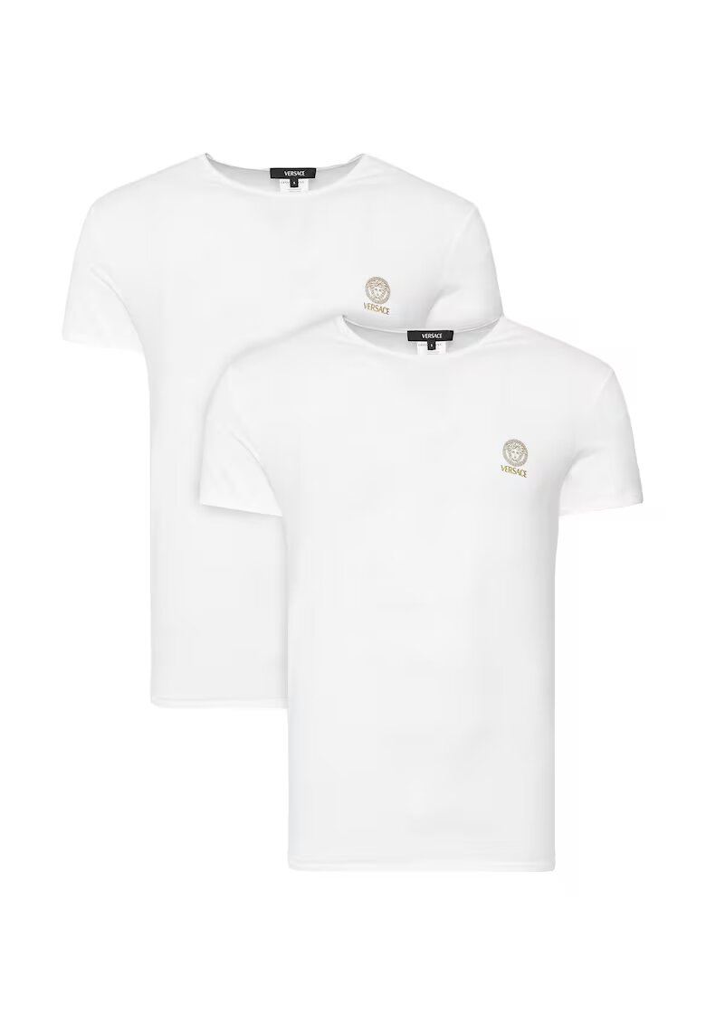 Versace Комплект от 2 тениски за мъже - Slim fit -