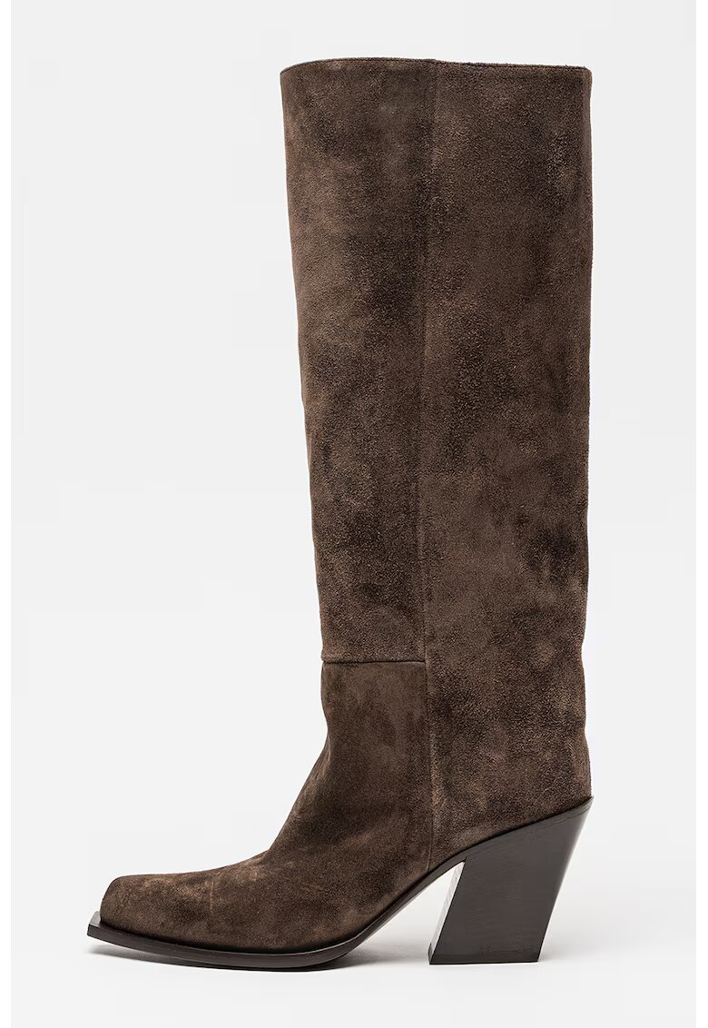 VIC MATIE Велурени ботуши до коляното Sense