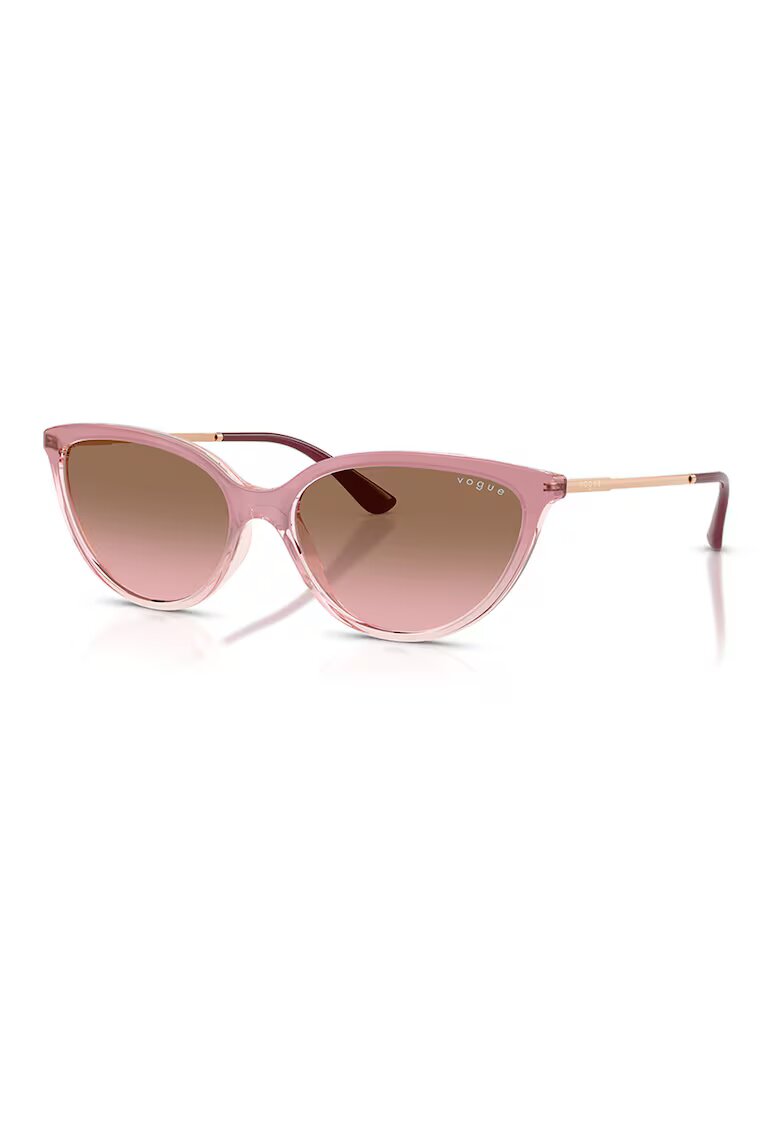 VOGUE EYEWEAR Слънчеви очила Cat-Eye с метална рамка - Черен/Светло
