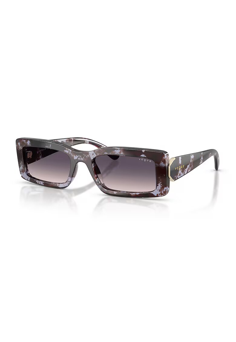 VOGUE EYEWEAR Слънчеви очила с лого - Бял/Кафяв