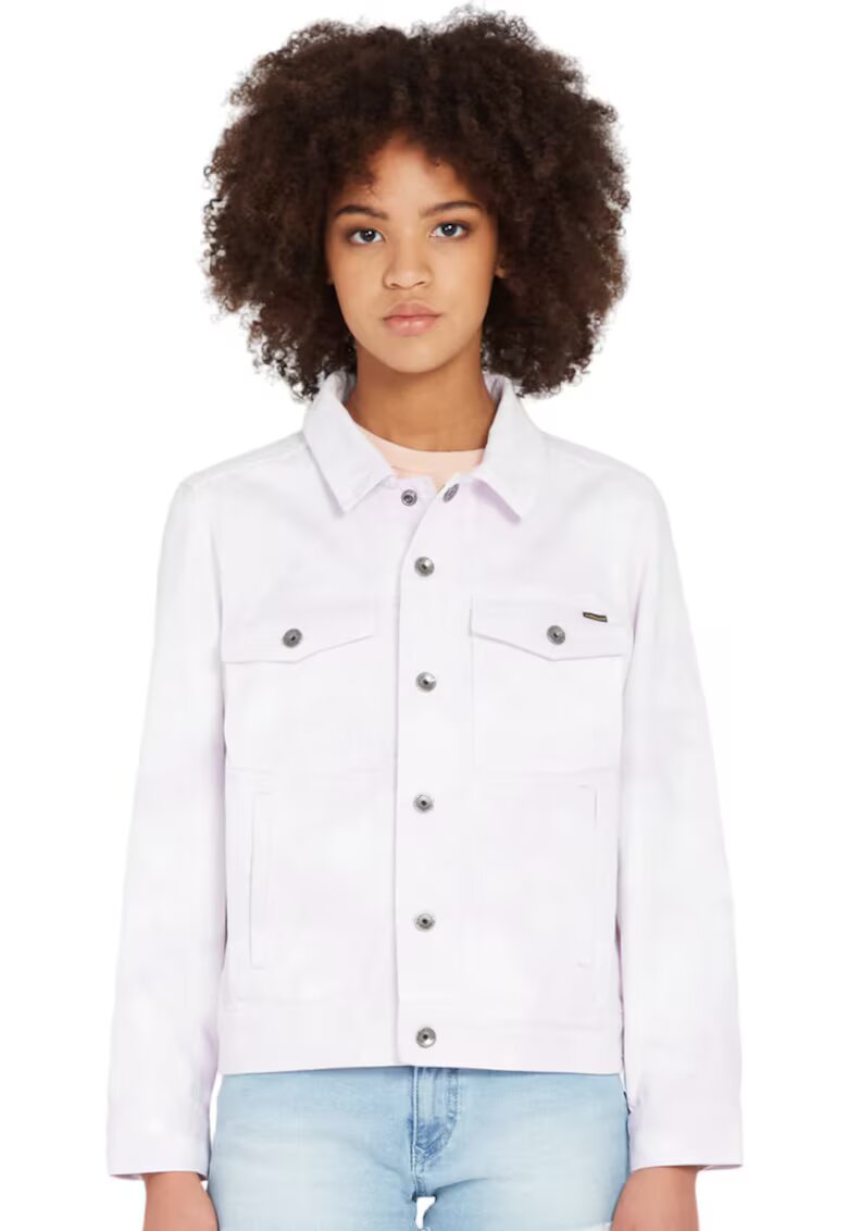 Volcom Дамско яке Radstone - Cotton/Denim - Бяло