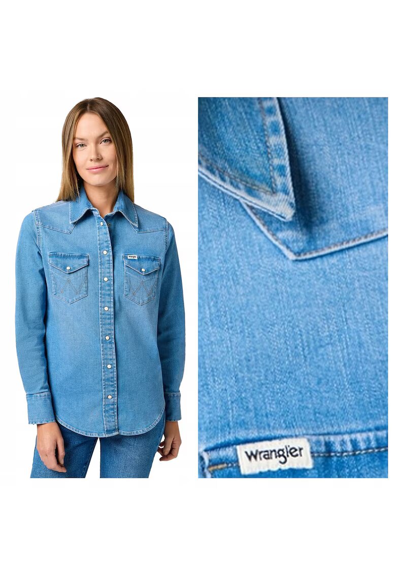 Wrangler Дамска риза - Western - 2 джоба - синя