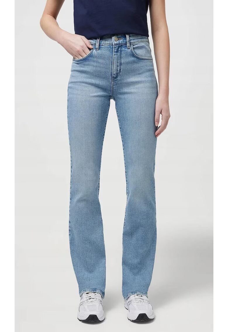 Wrangler Дамски дънки bootcut - сини - памук