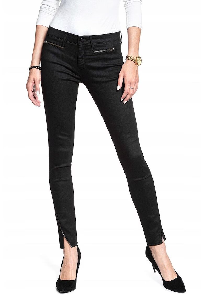Wrangler Дамски дънки - Corynn - 1100-79 - Памучни - Дълги - Petite - Дънкови - W26-L32 US - Черни