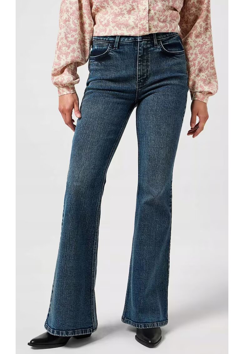 Wrangler Дамски дънки - FIERCE FLARE - висока талия - - памук