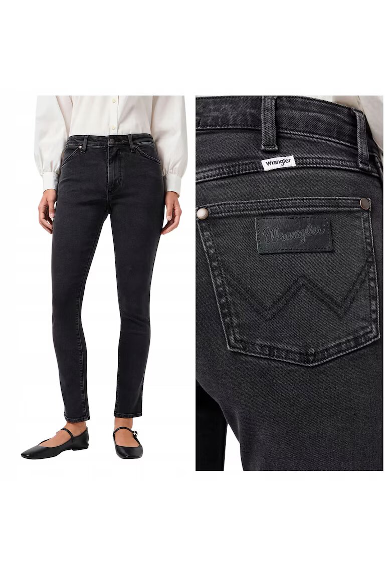 Wrangler Дамски дънки - Sienna - Slim Fit - Средна талия - Дълги - С цип - 5 джоба - Памук -
