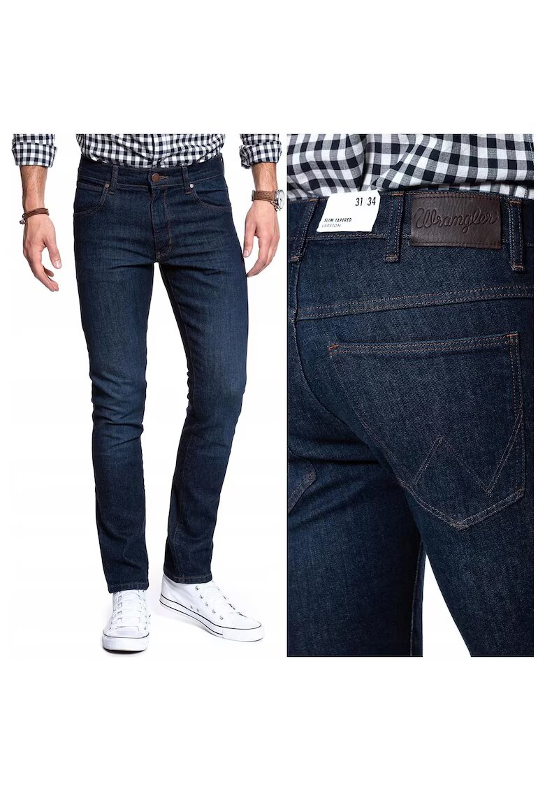 Wrangler Мъжки дънки - 14144-84 - Larston - Памук - Дълги - Мъжки - Slim fit - W27-L32 US - Сини
