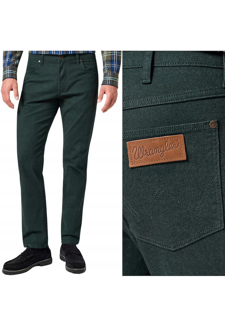 Wrangler Мъжки дънки Greensboro - тъмнозелен