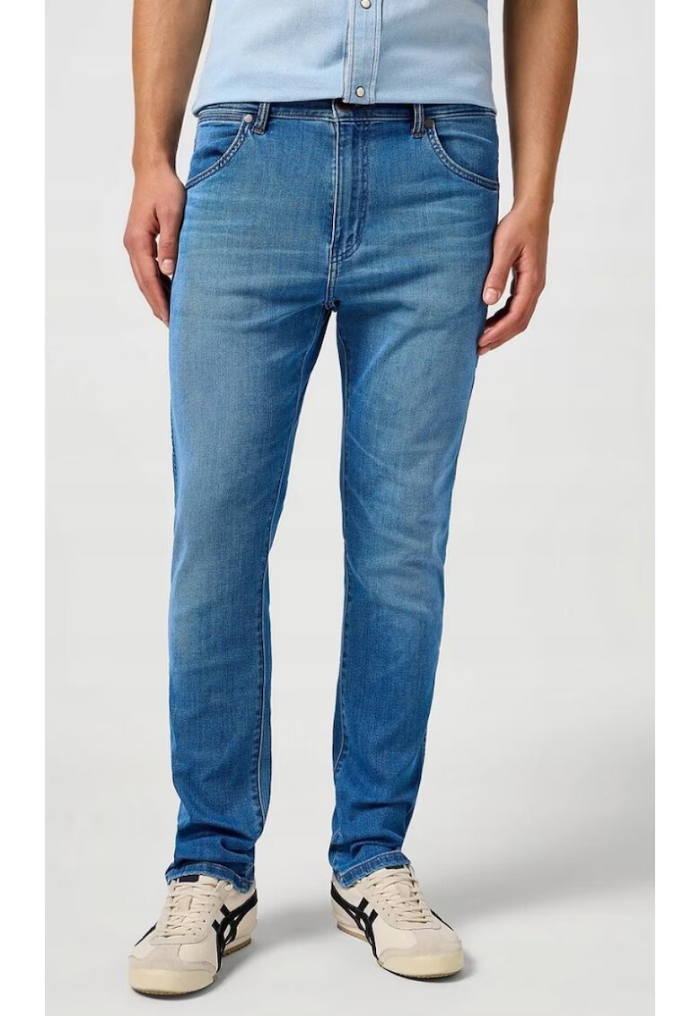 Wrangler Мъжки дънки - LARSTON SLIM 365 COOL - средно - синьо - памук
