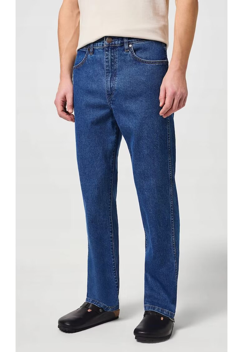 Wrangler Мъжки дънки Redding - висока талия - свободна кройка - сини - памук