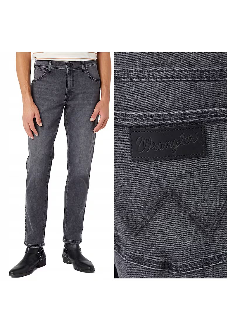 Wrangler Мъжки дънки - River - Прав силует - Средна талия - 5 джоба - Цип - Дълги - Памук - W30-L34 US