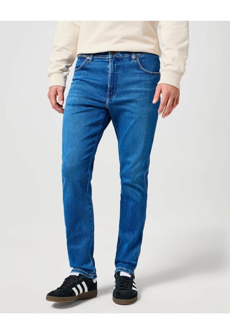 Wrangler Мъжки дънки - River - Slim Fit - Средна талия - 5 джоба - Цип - Дълги - Памук - W30-L32 US