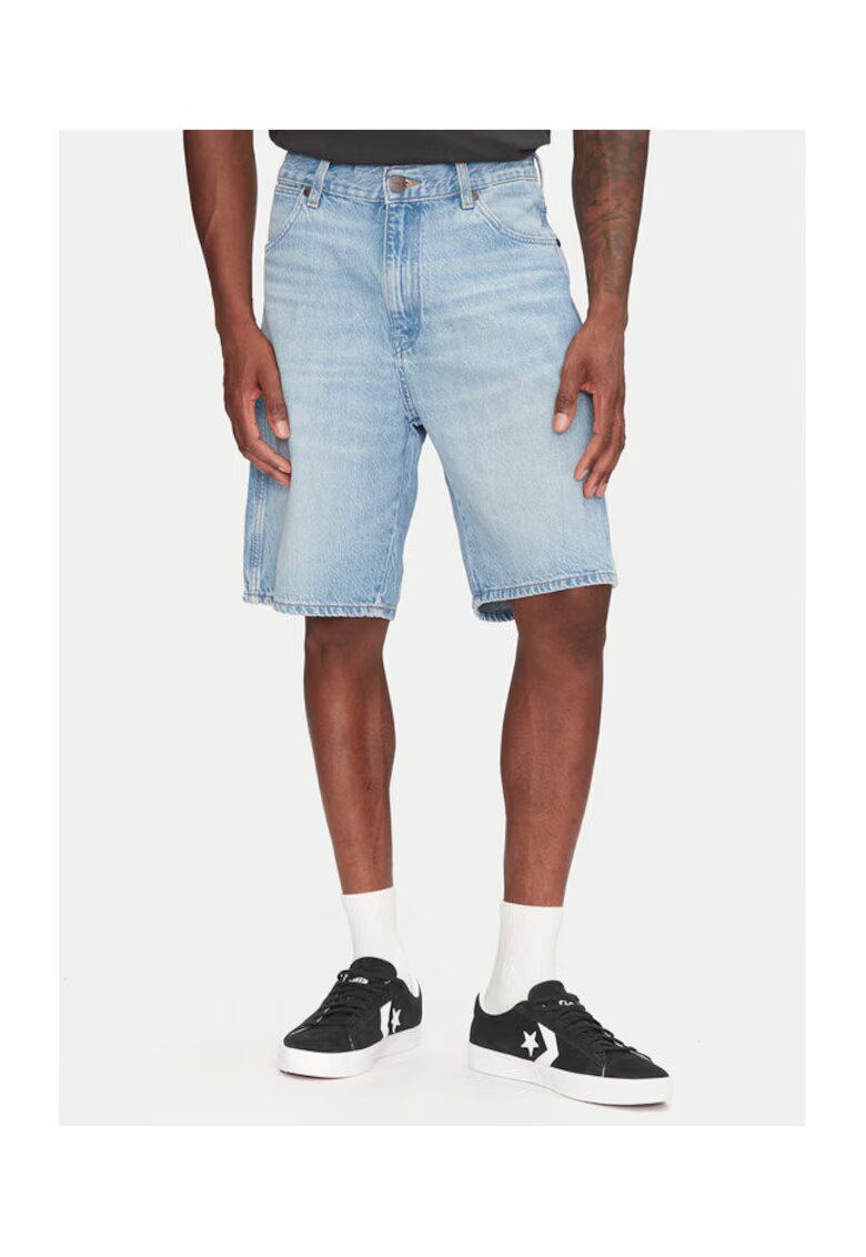 Wrangler Мъжки дънкови шорти 112362492 - памук -