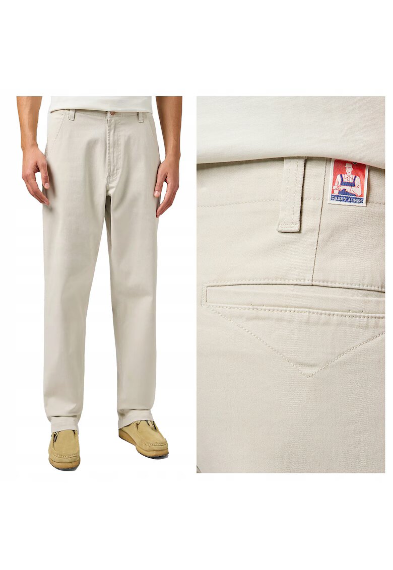 Wrangler Мъжки къси панталони - Relaxed Chino - Свободна кройка - Средна талия - Дълги - 5 джоба - Цип - Памук -