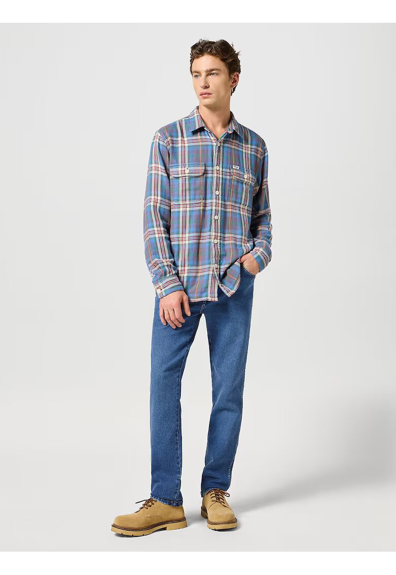 Wrangler Сини дънки Straight Fit