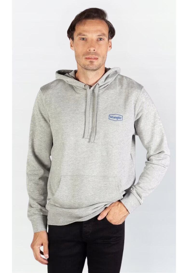 Wrangler Суичър Cangaroo меланж