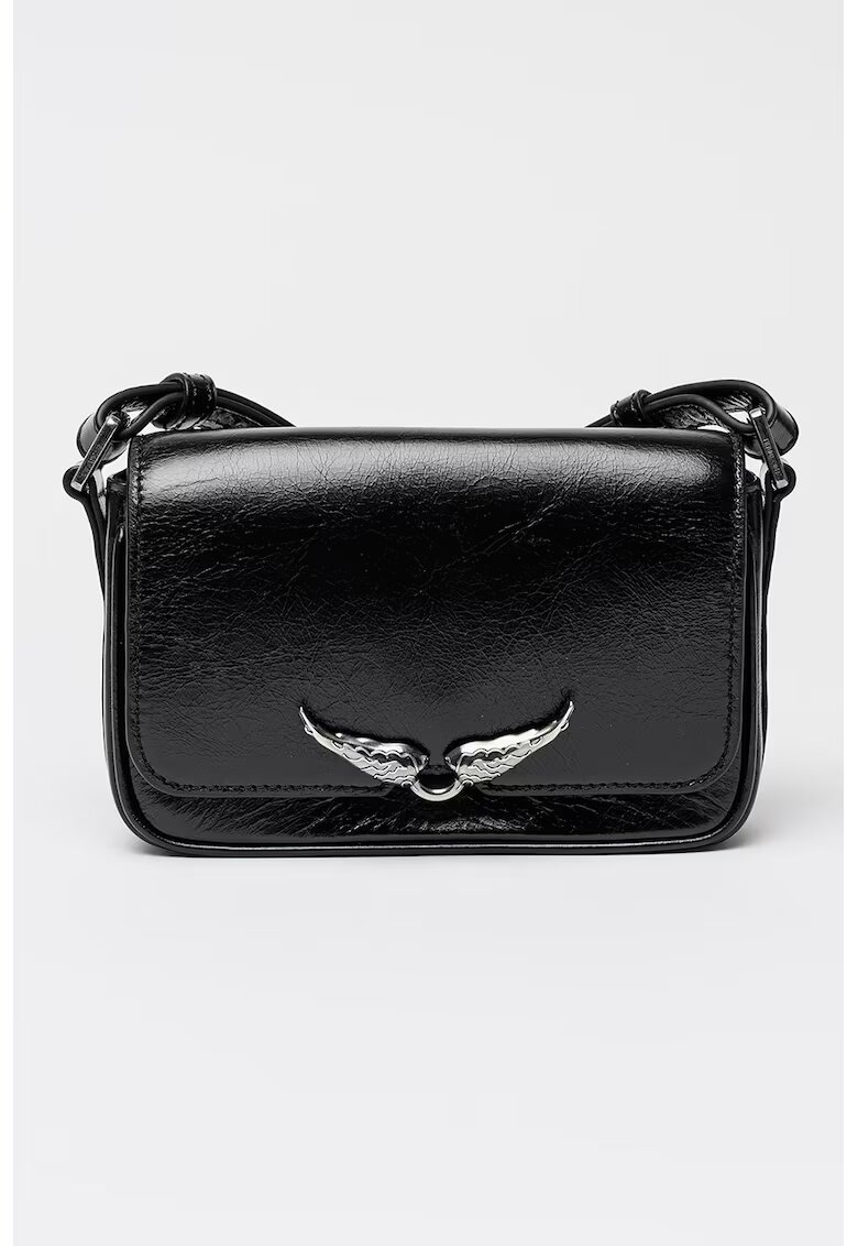 Zadig&Voltaire Кожена чанта през рамо Zazi Vintage