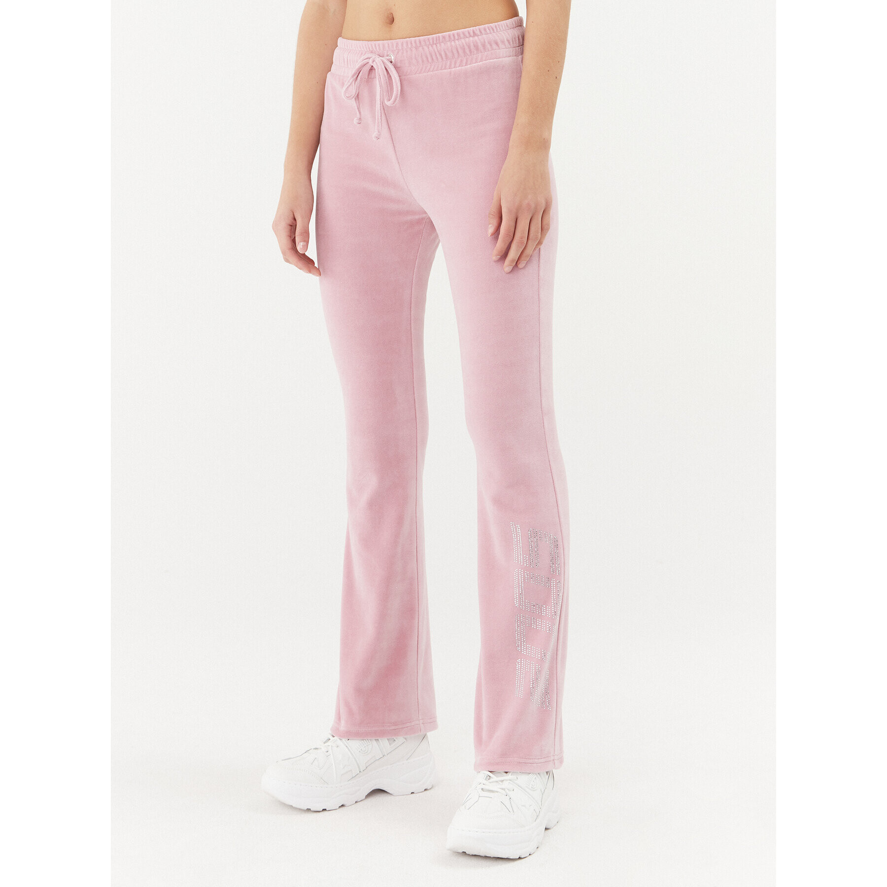 2005 Долнище анцуг Velour Sweats Розов Straight Fit - Pepit.bg