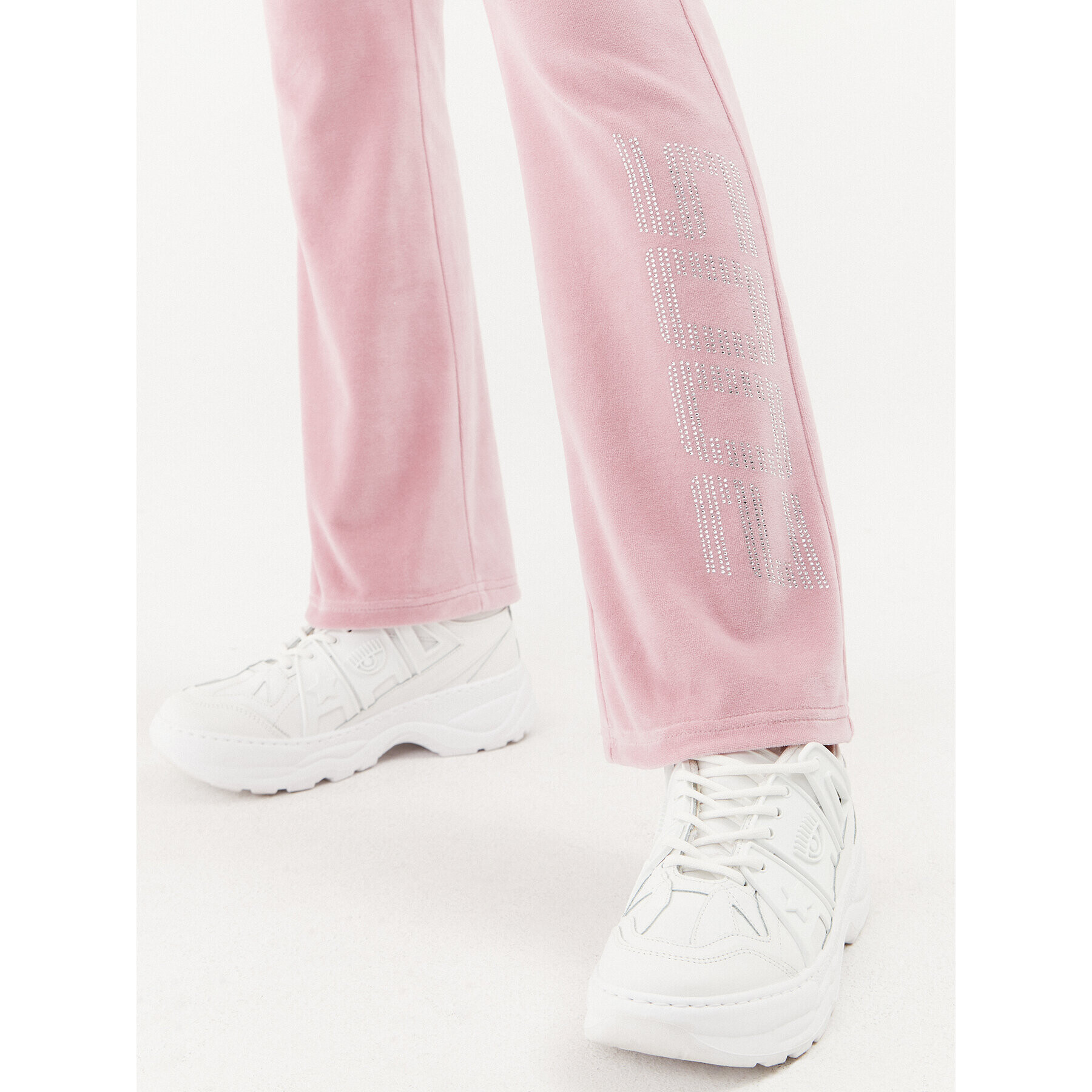 2005 Долнище анцуг Velour Sweats Розов Straight Fit - Pepit.bg