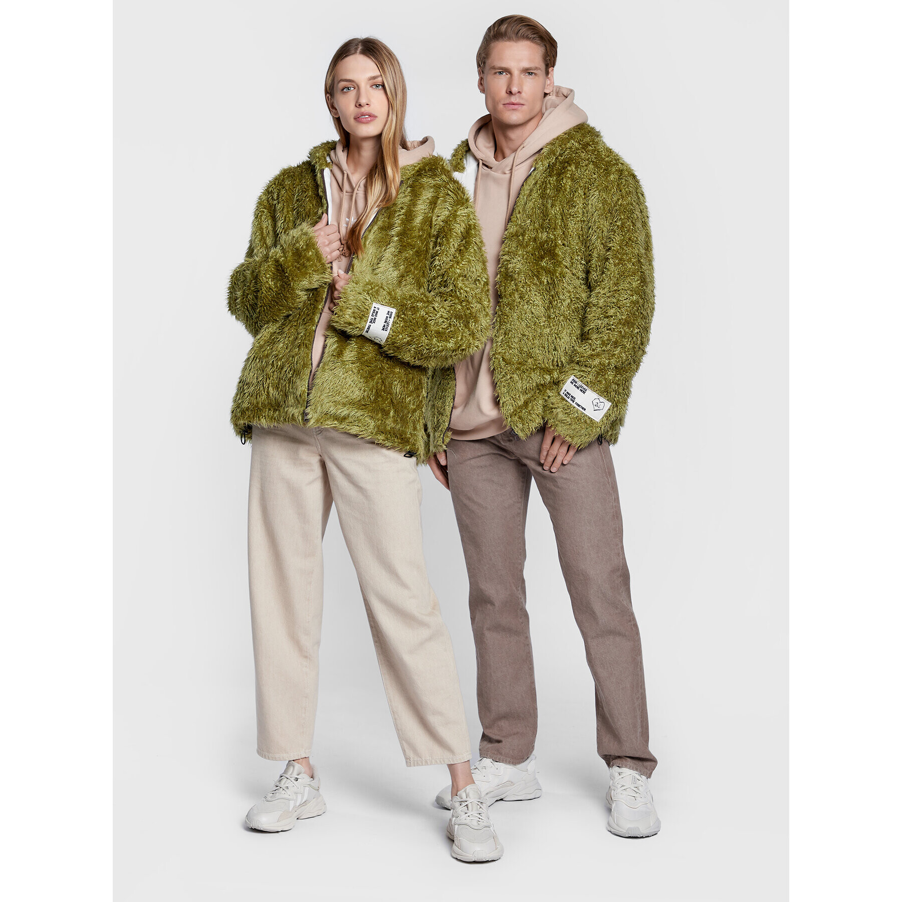 2005 Преходно яке Unisex X Leeves „Choubakka” Зелен Regular Fit - Pepit.bg