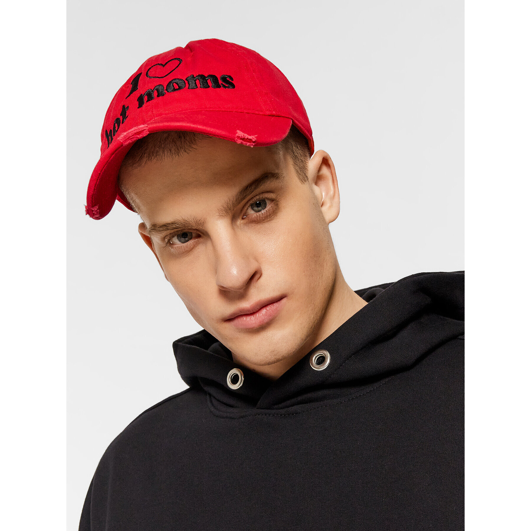 2005 Шапка с козирка Hot Moms Hat Червен - Pepit.bg