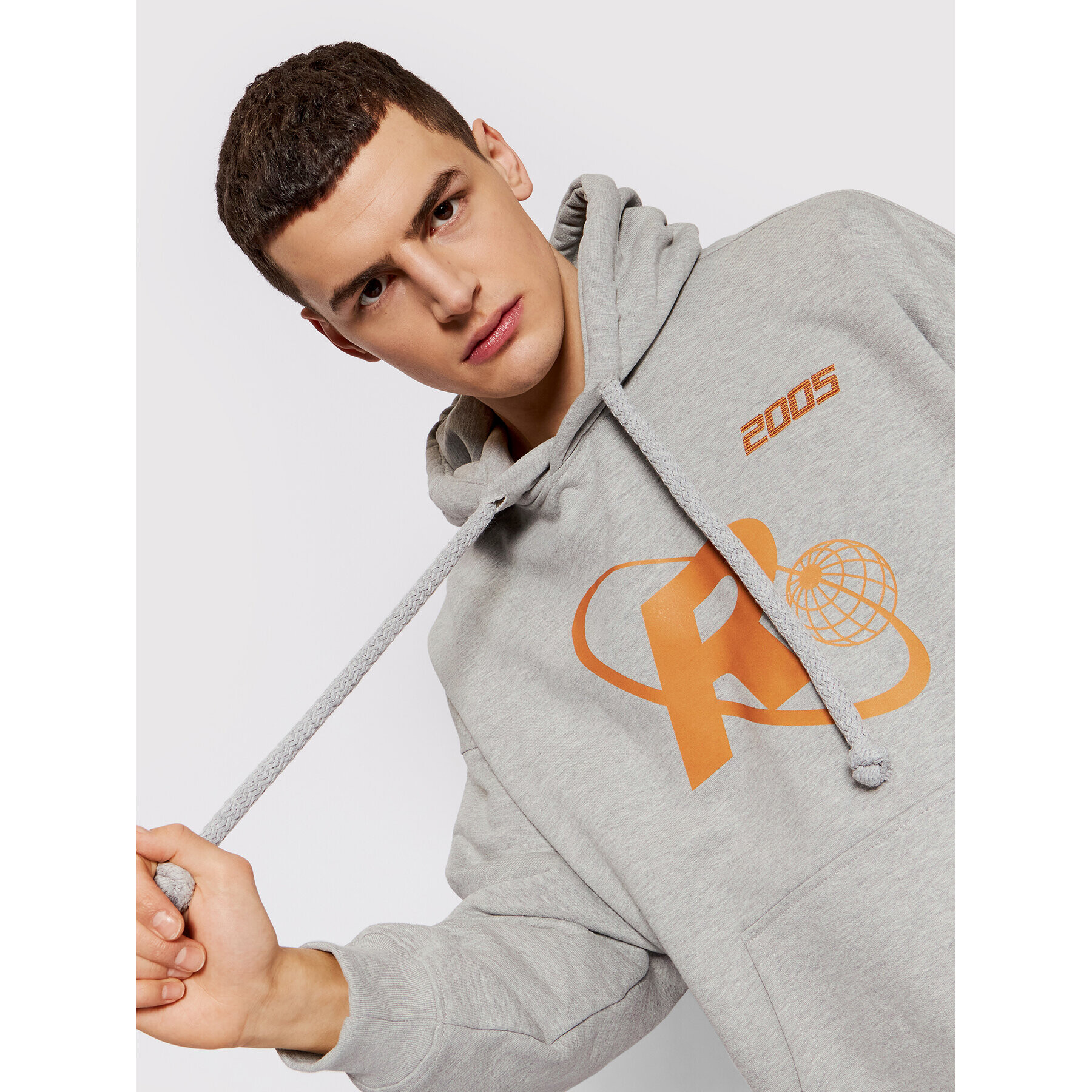 2005 Суитшърт Unisex Global Runners Сив Regular Fit - Pepit.bg