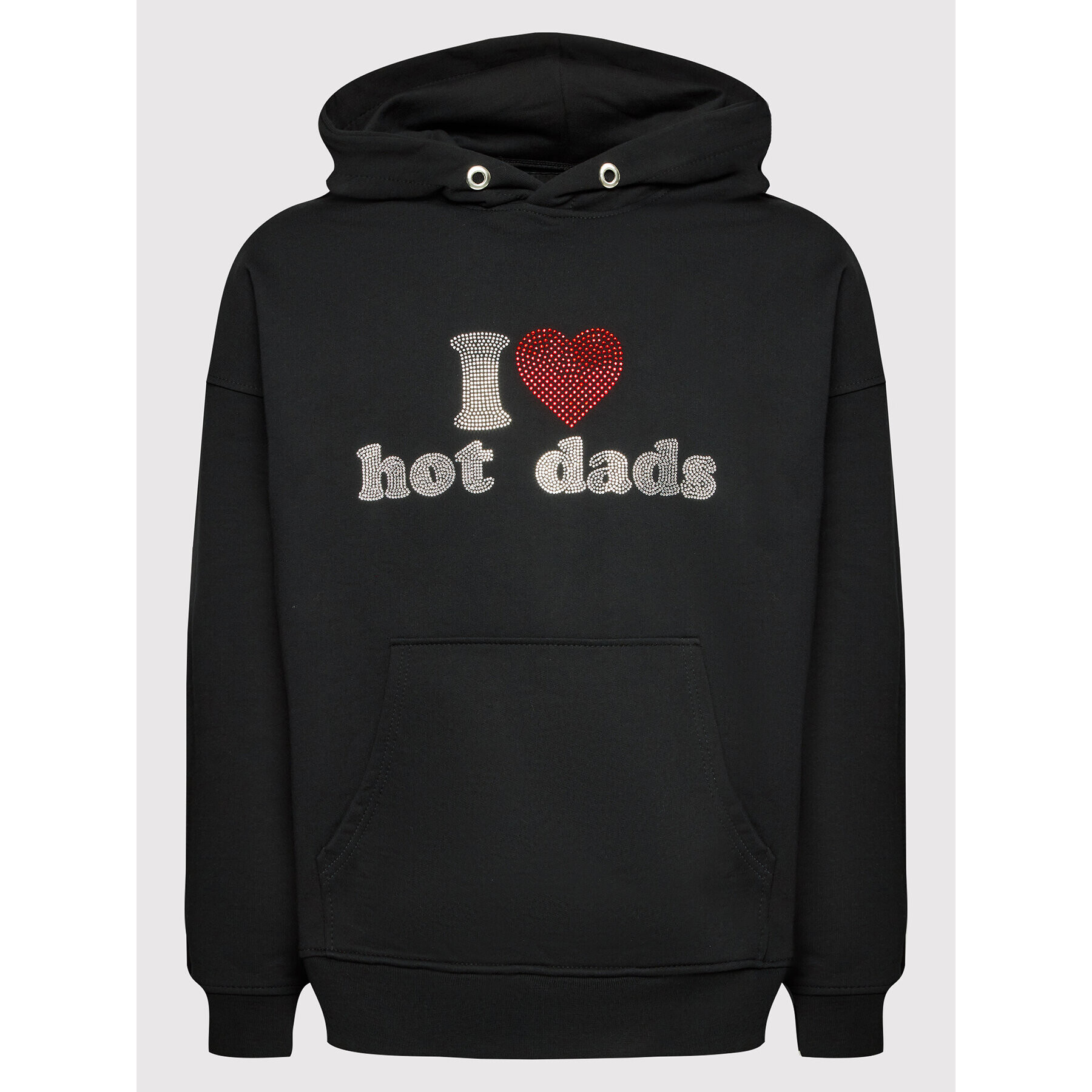 2005 Суитшърт Unisex Hot Dads Черен Relaxed Fit - Pepit.bg