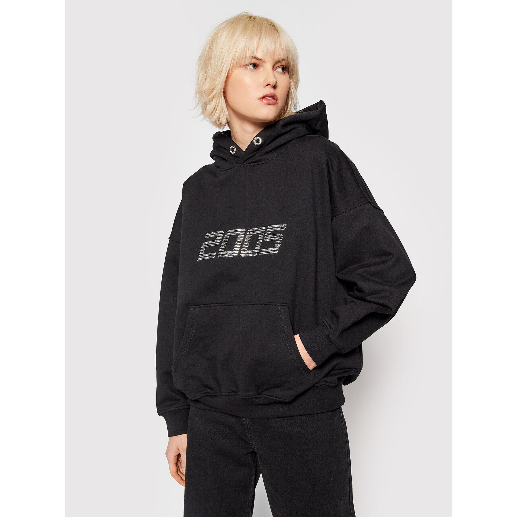 2005 Суитшърт Unisex Signature Черен Regular Fit - Pepit.bg
