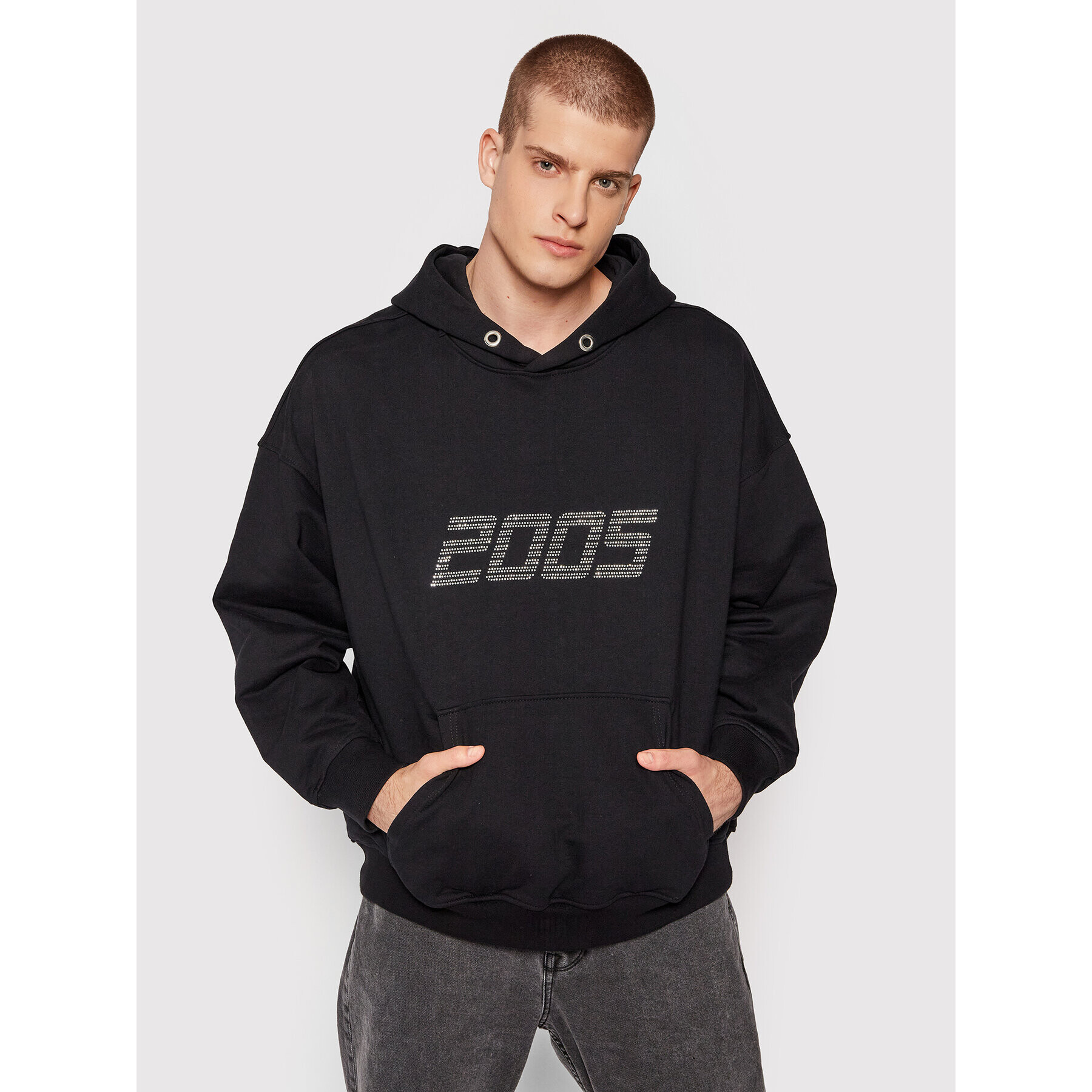 2005 Суитшърт Unisex Signature Черен Regular Fit - Pepit.bg