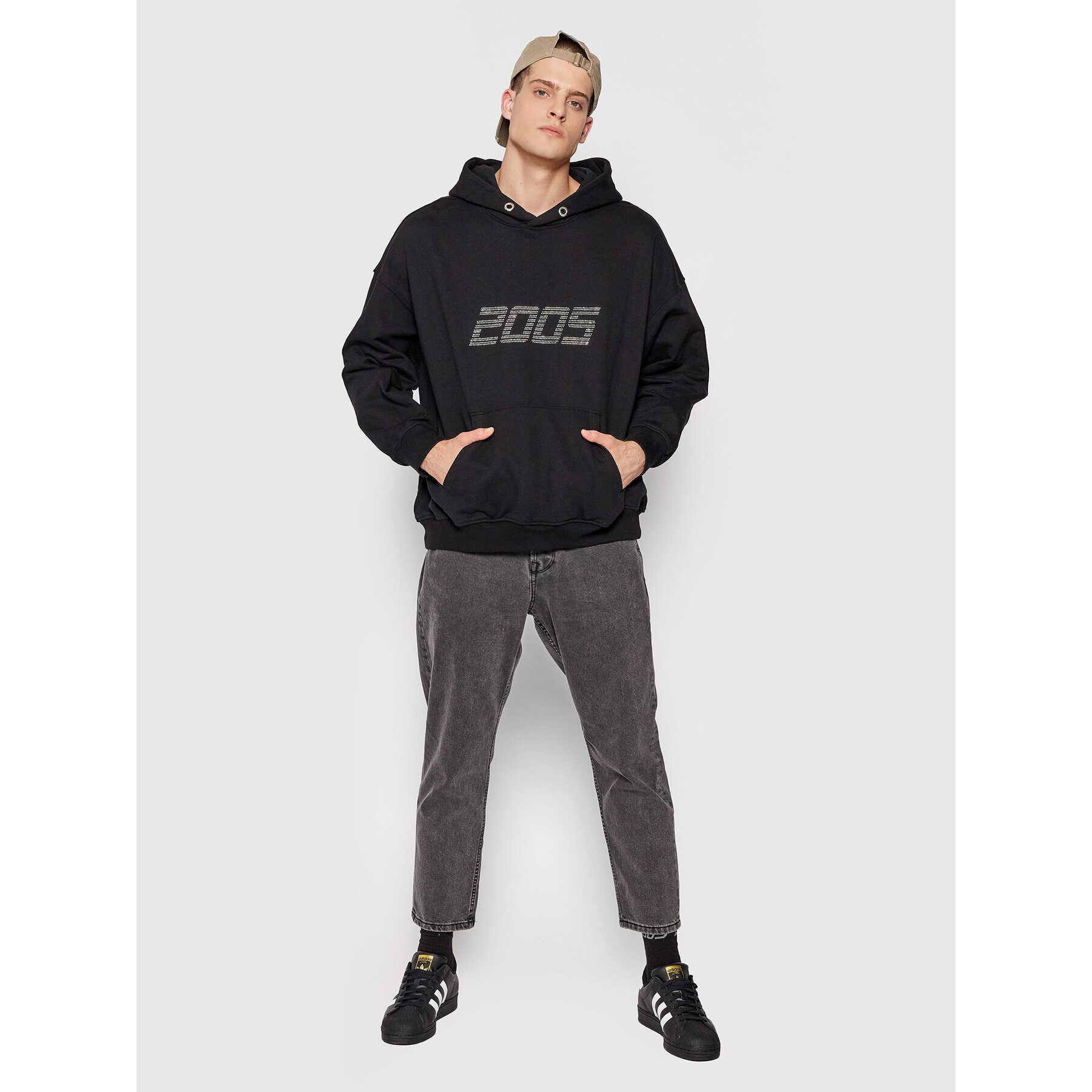 2005 Суитшърт Unisex Signature Черен Regular Fit - Pepit.bg