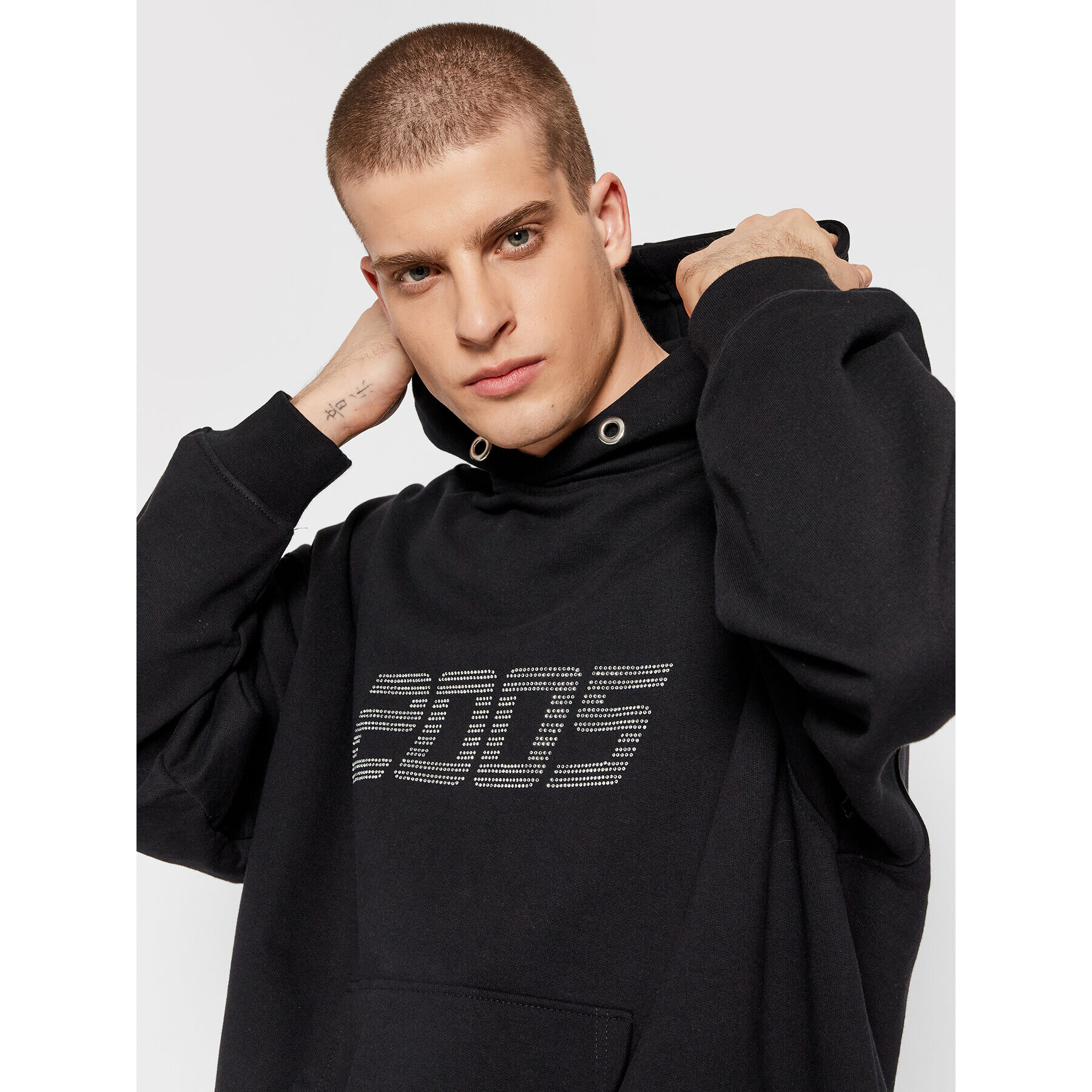 2005 Суитшърт Unisex Signature Черен Regular Fit - Pepit.bg
