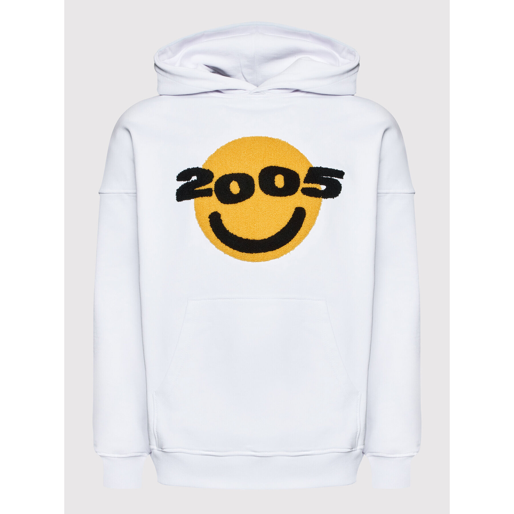 2005 Суитшърт Unisex Smiley Бял Regular Fit - Pepit.bg