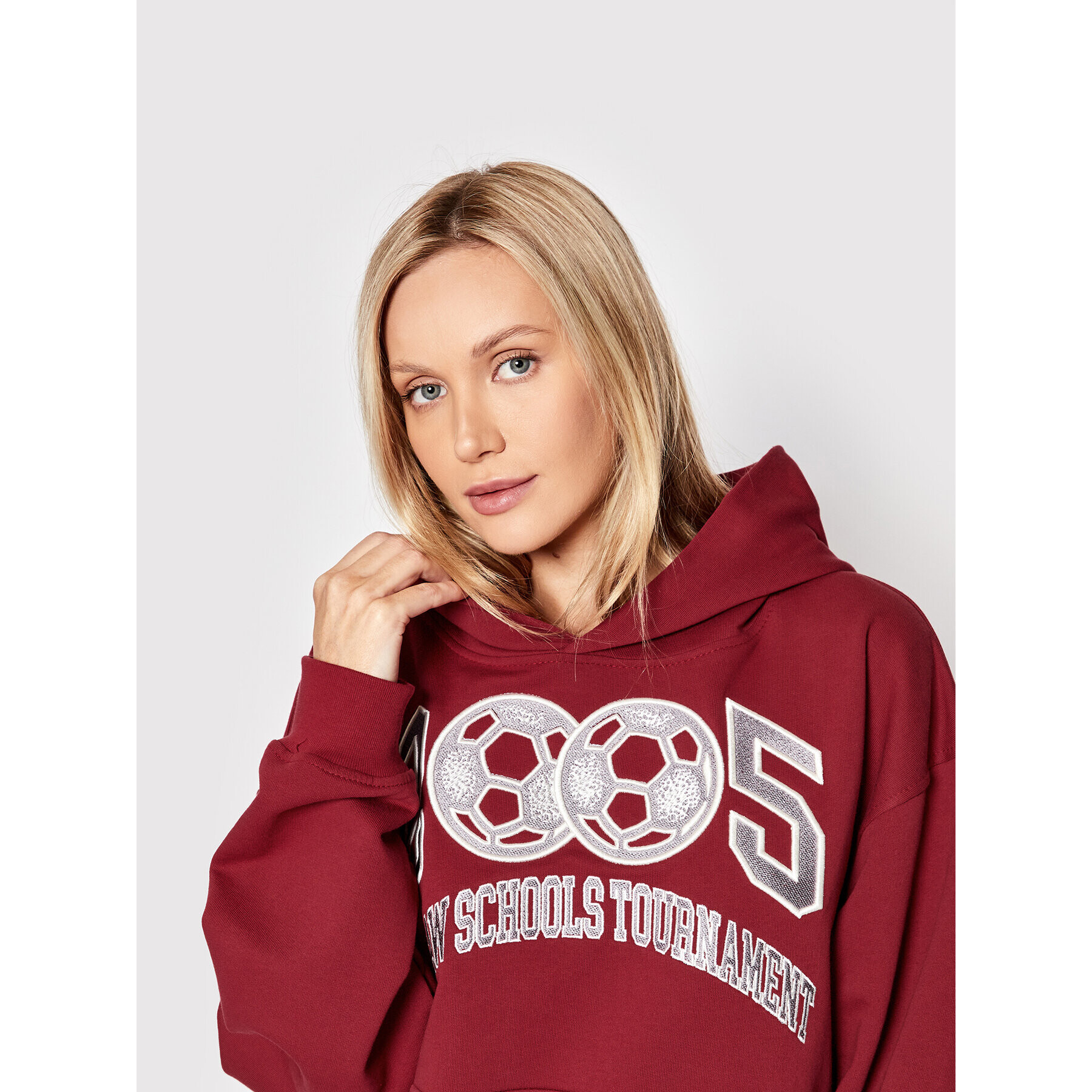 2005 Суитшърт Unisex Wst Червен Regular Fit - Pepit.bg