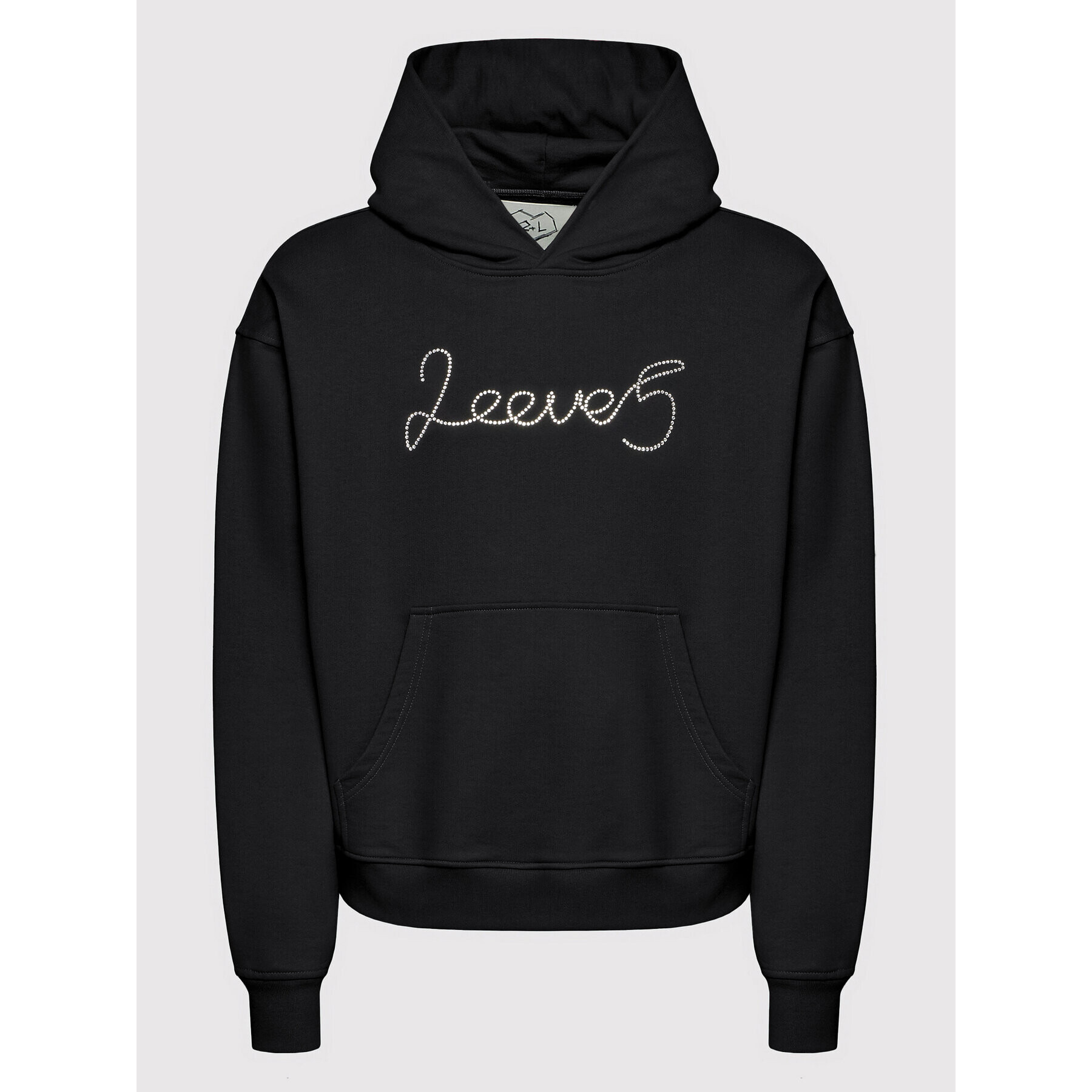 2005 Суитшърт Unisex X Leeves „2eeve5” Черен Relaxed Fit - Pepit.bg