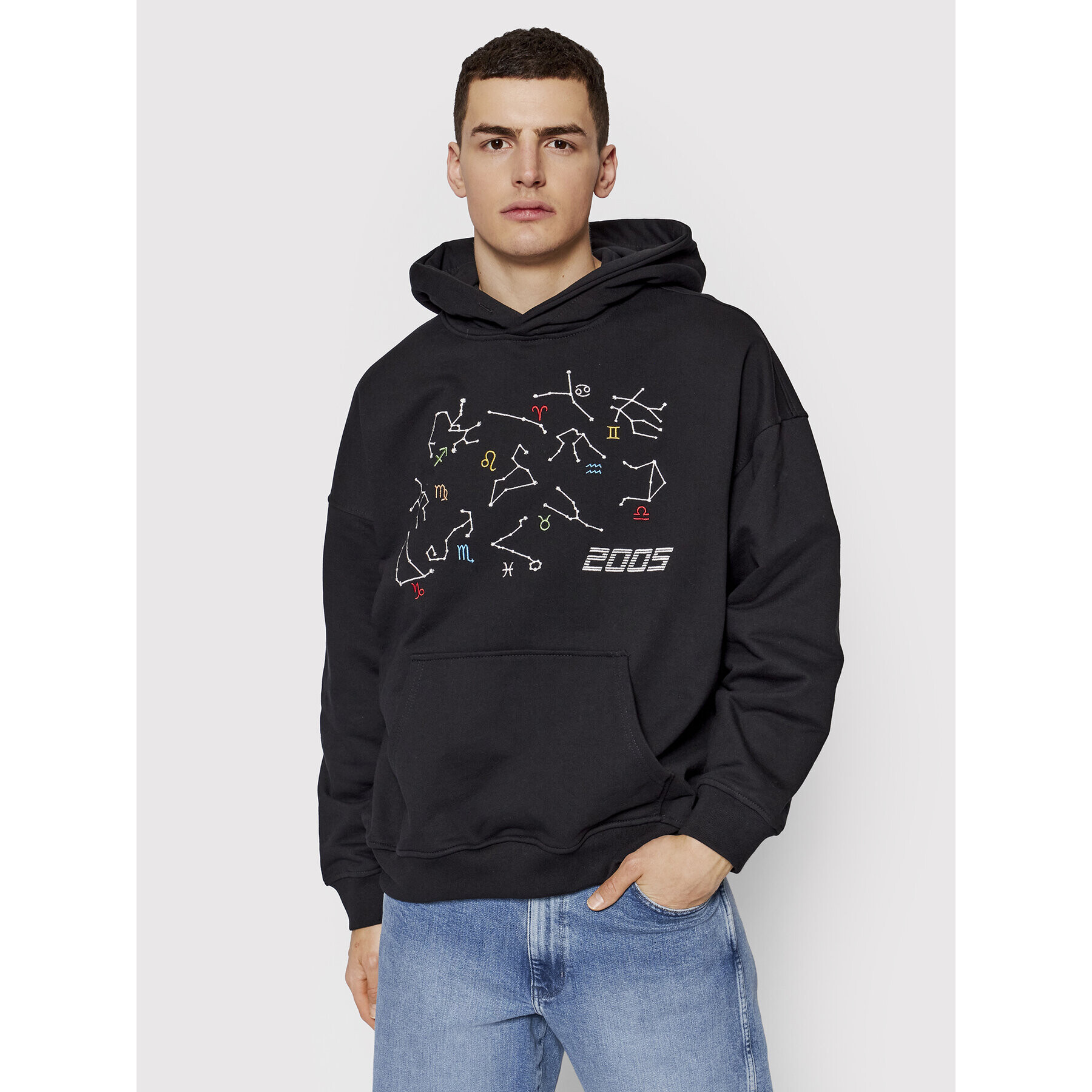 2005 Суитшърт Unisex Zodiac Черен Regular Fit - Pepit.bg