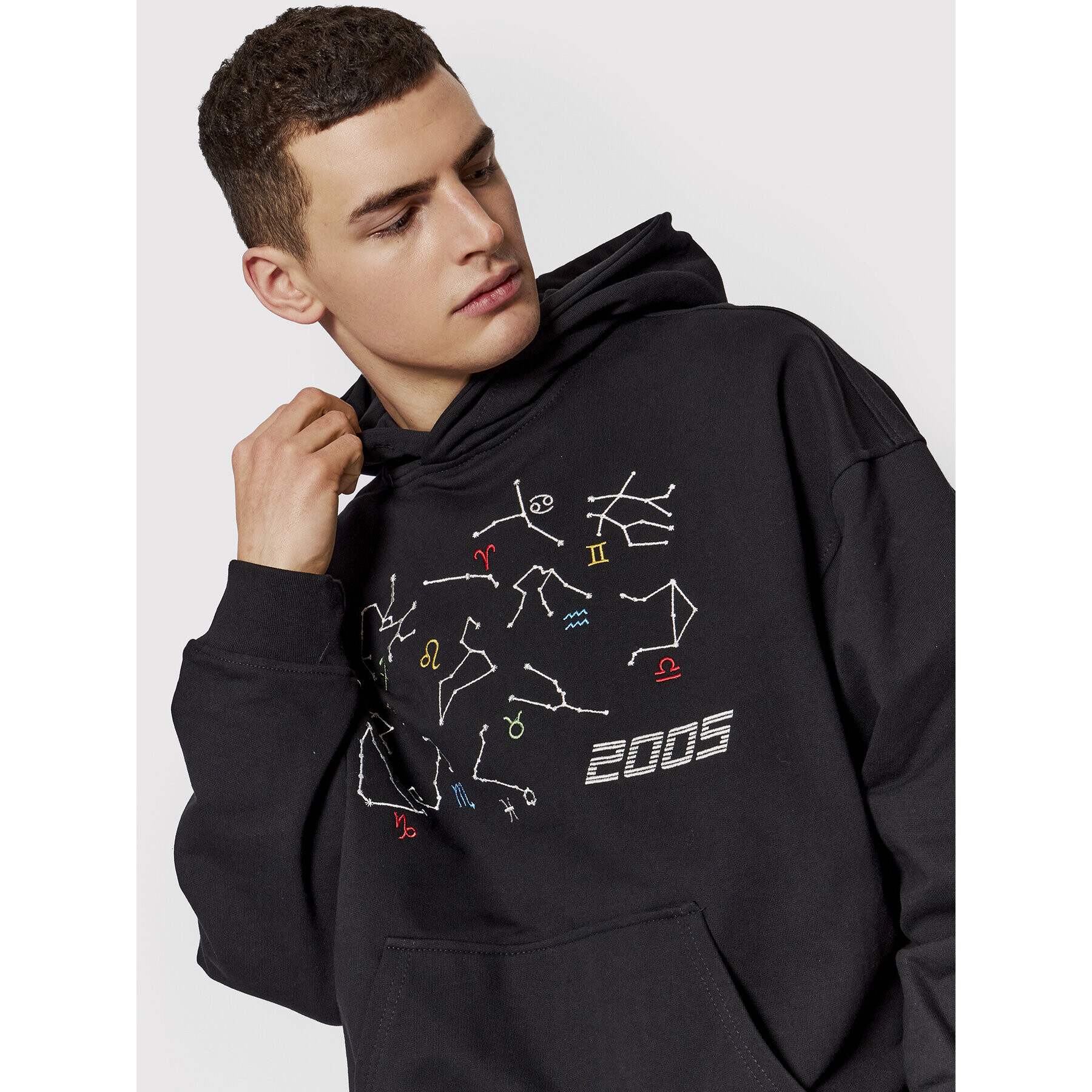 2005 Суитшърт Unisex Zodiac Черен Regular Fit - Pepit.bg