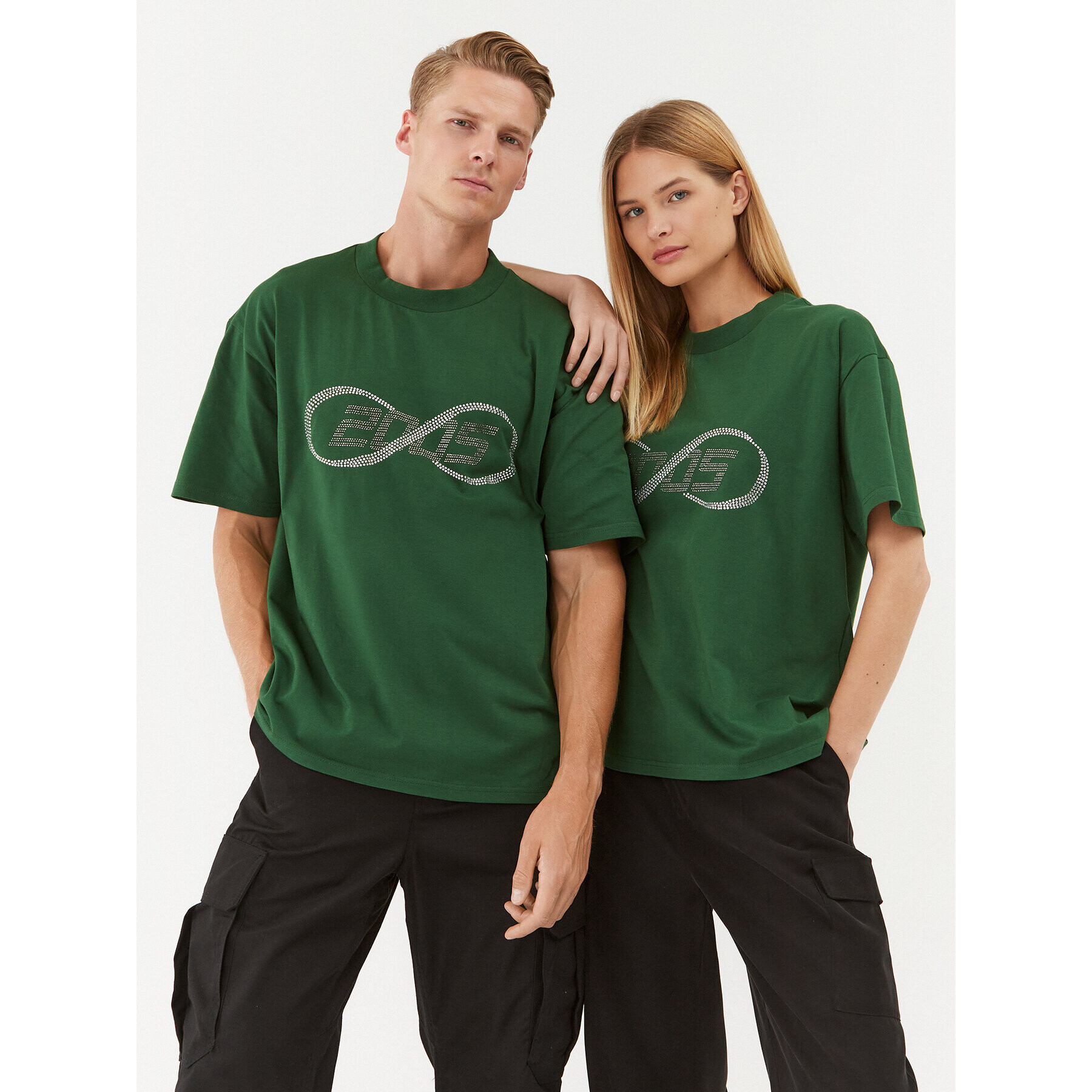 2005 Тишърт Forever Tee Зелен Oversize - Pepit.bg