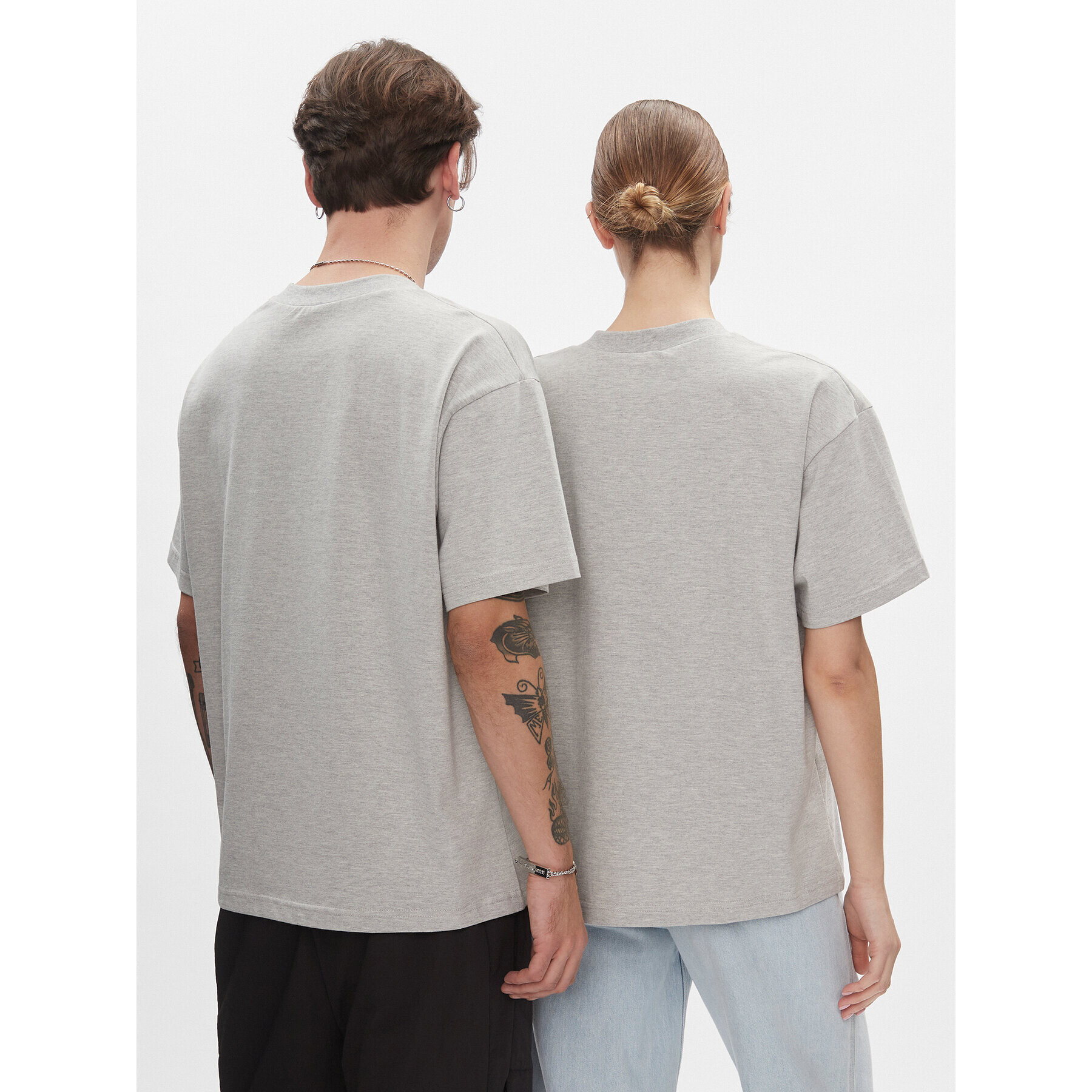 2005 Тишърт Unisex Basic Tee Сив Relaxed Fit - Pepit.bg