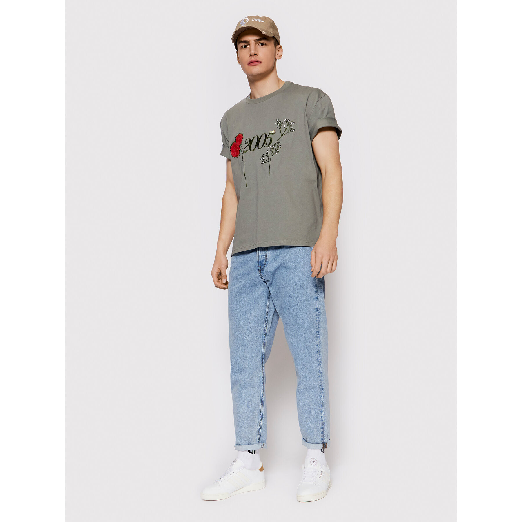 2005 Тишърт Unisex Dalia Зелен Relaxed Fit - Pepit.bg